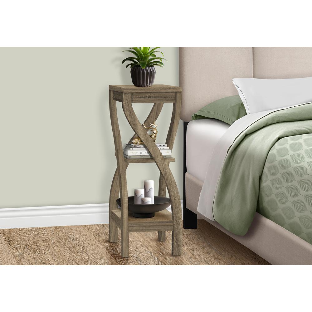 Accent Table, Side, End, Plant Stand, Square, Living Room, Bedroom