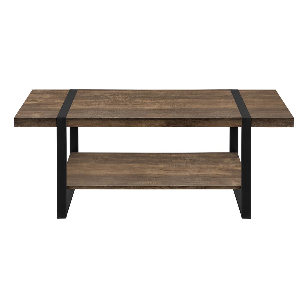 Coffee Table, Accent, Cocktail, Rectangular, Living Room, 48L, Brown Laminate