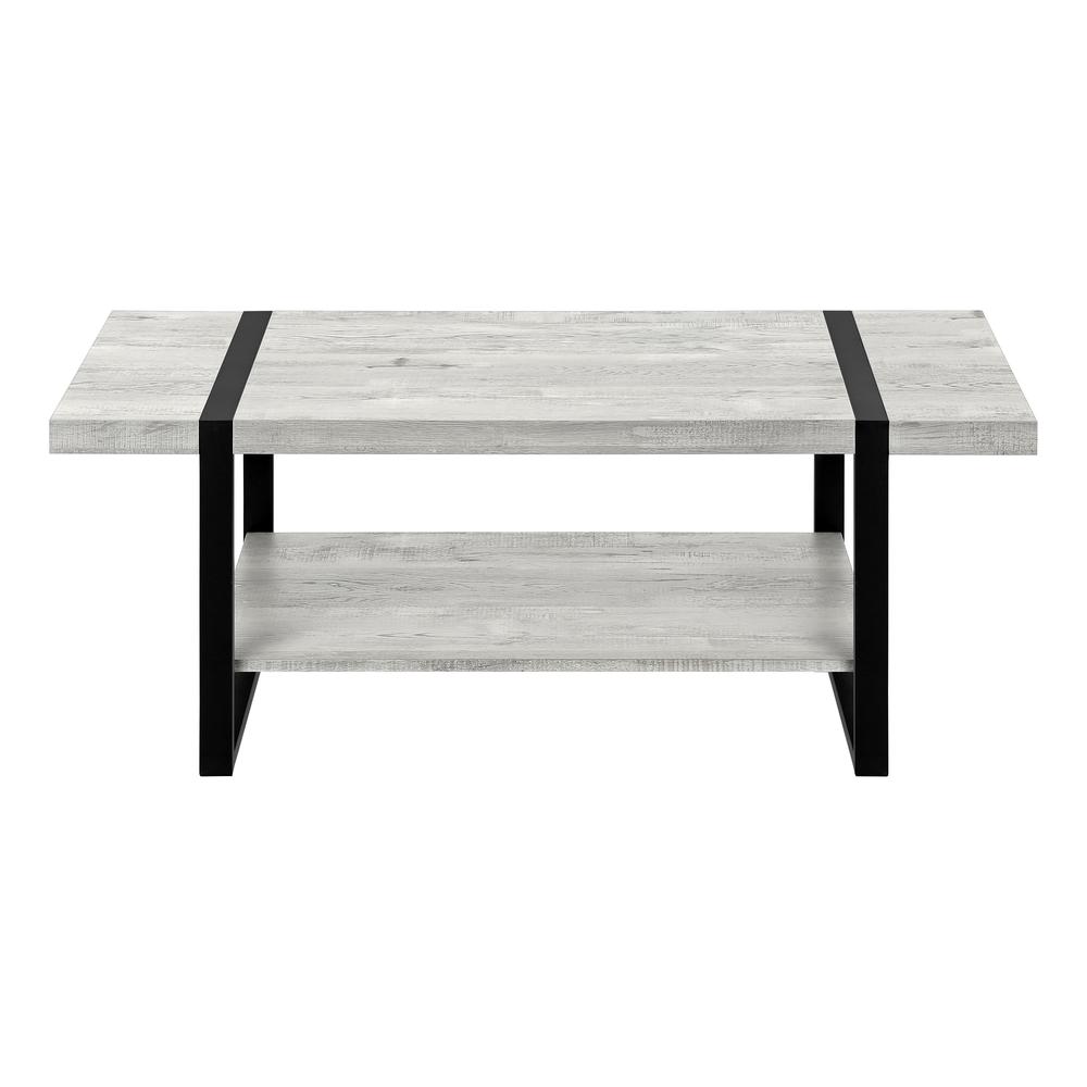 Coffee Table, Accent, Cocktail, Rectangular, Living Room, 48L, Grey Laminate