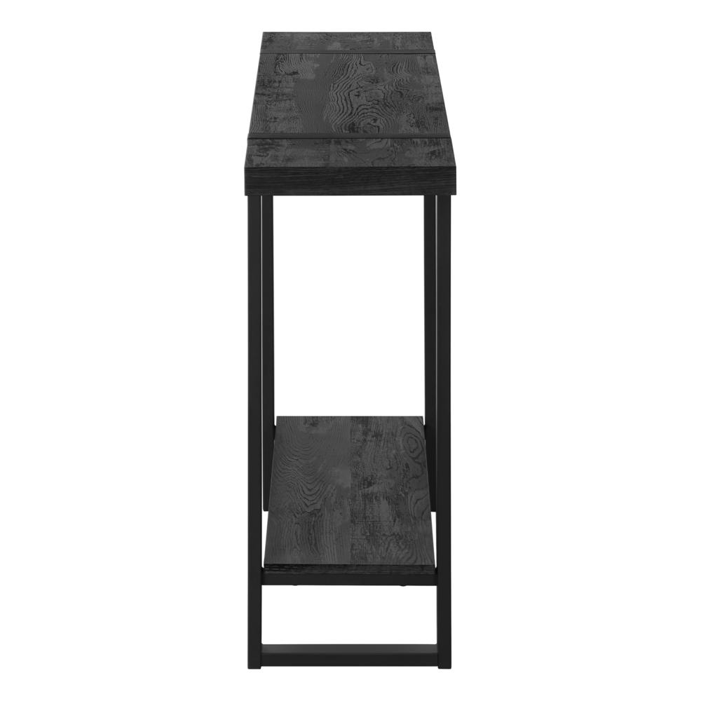 Accent Table, Console, Entryway, Narrow, Sofa, Living Room, Bedroom, Black
