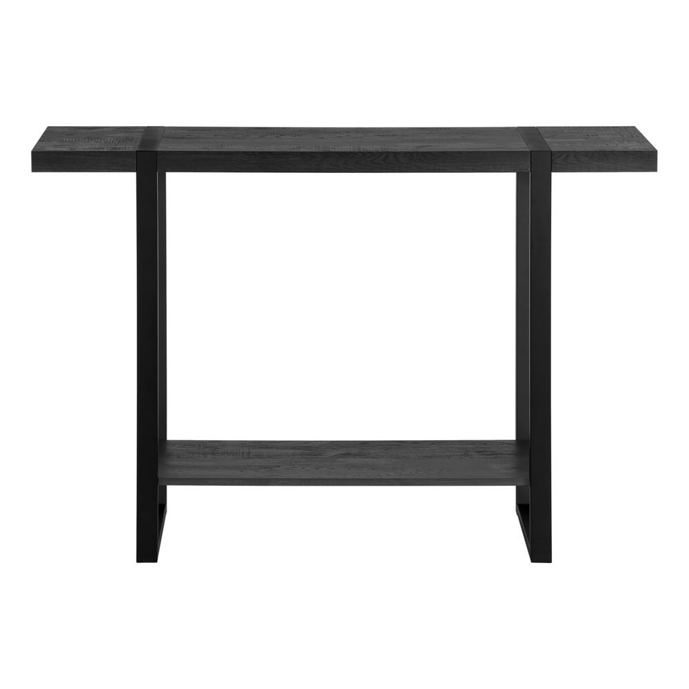Accent Table, Console, Entryway, Narrow, Sofa, Living Room, Bedroom, Black