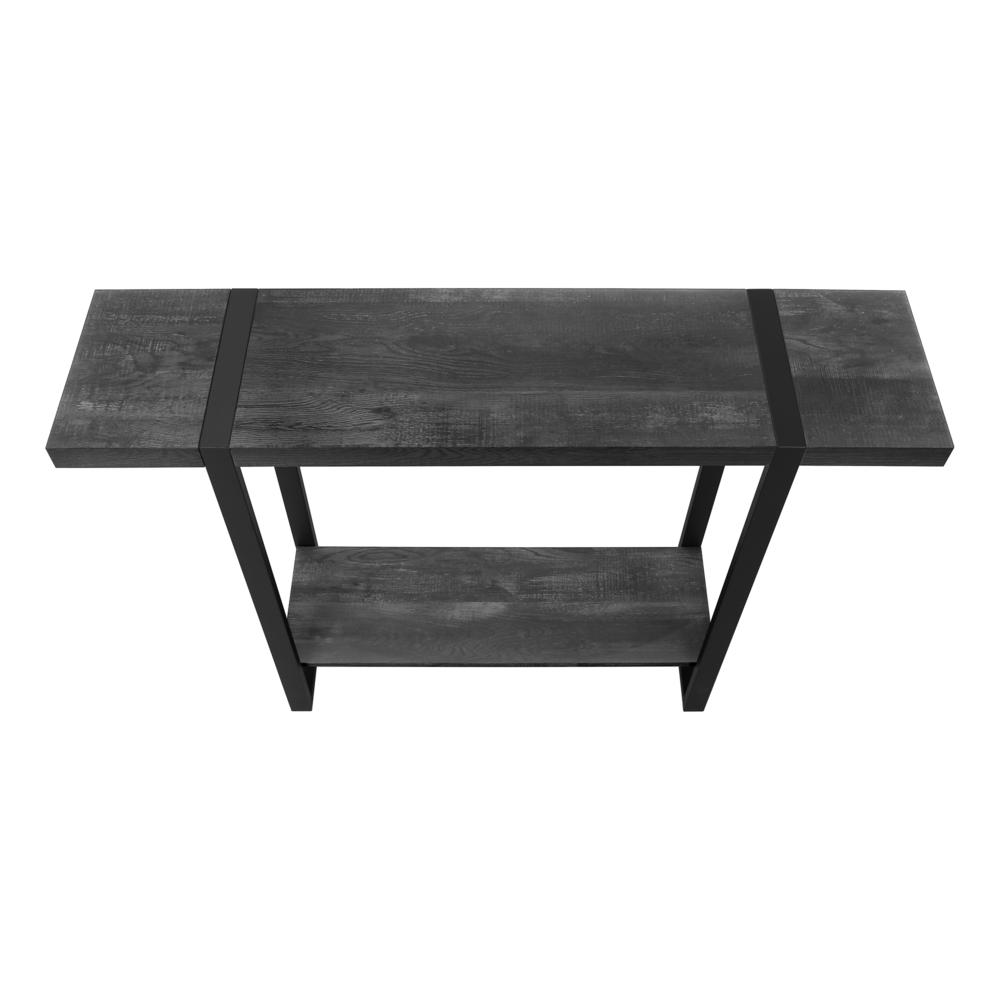 Accent Table, Console, Entryway, Narrow, Sofa, Living Room, Bedroom, Black