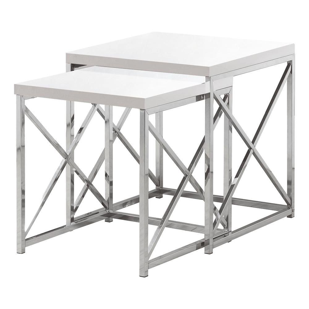 Nesting Table, Set Of 2, Side, End,