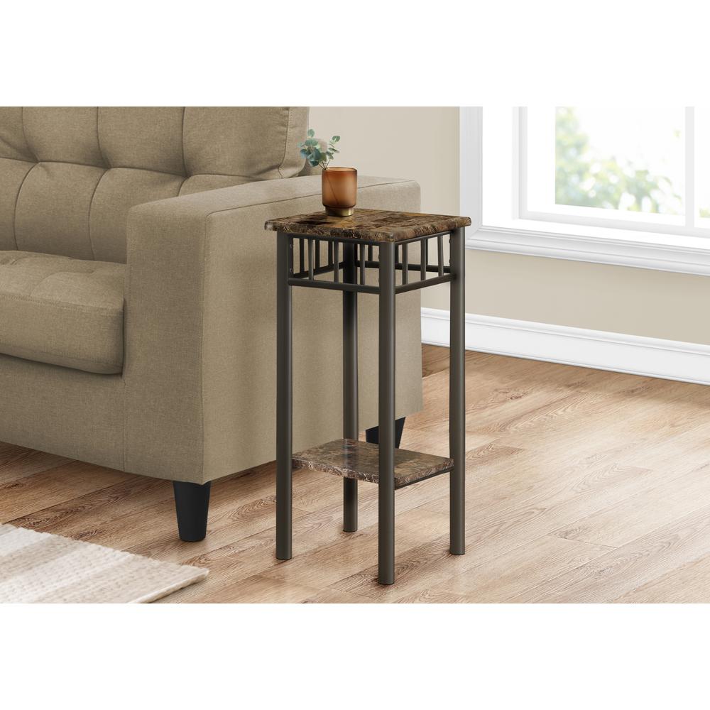 Accent Table, Side, End, Plant Stand, Square, Living Room, Bedroom