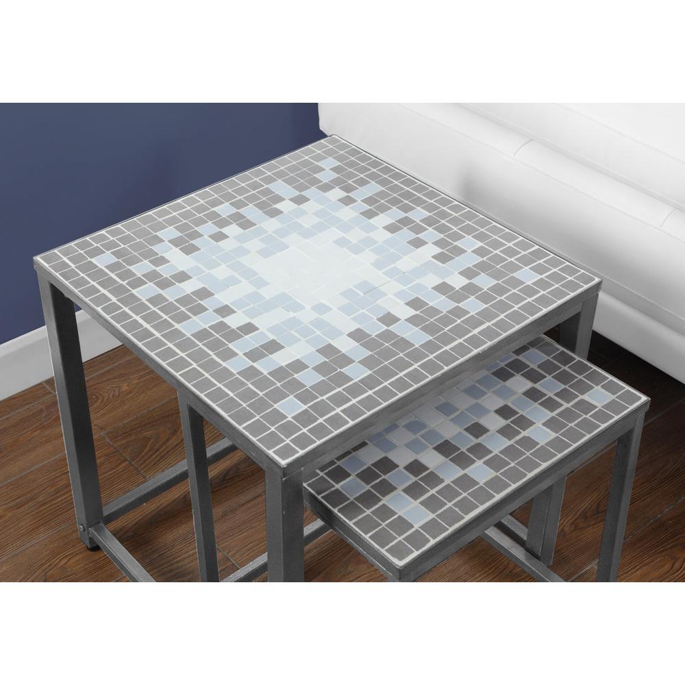 Nesting Table, Set Of 2, Side, End,