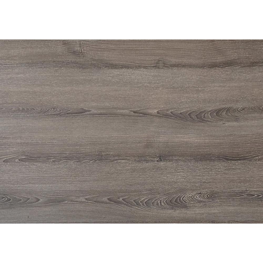 Accent Table, C-shaped, End, Side, Snack, Living Room, Bedroom, Brown Laminate