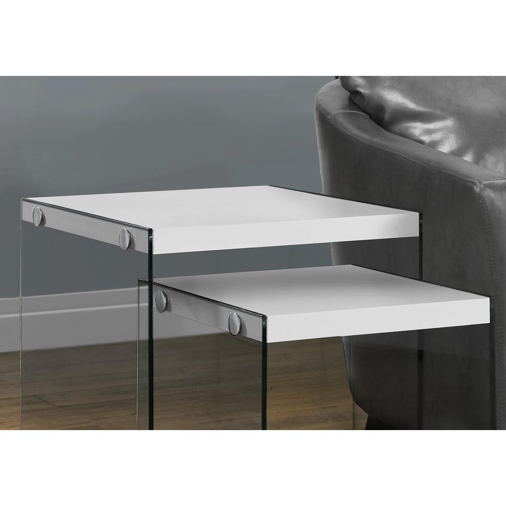 Nesting Table, Set Of 2, Side, End, Accent, Living Room, Bedroom