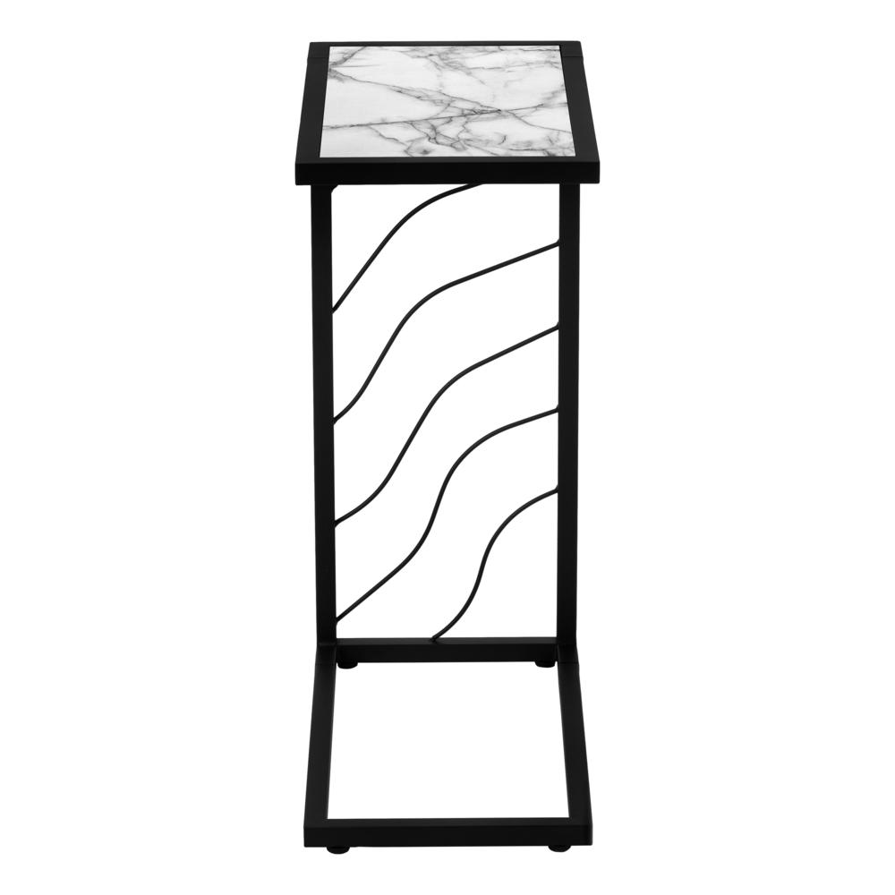 Accent Table, C-shaped, End, Side, Snack, Living Room, Bedroom