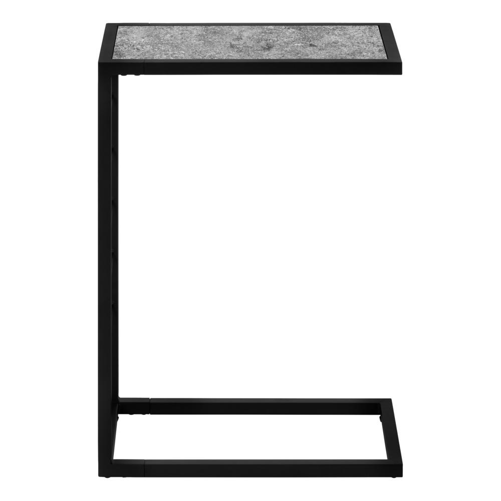 Accent Table, C-shaped, End, Side, Snack, Living Room, Bedroom