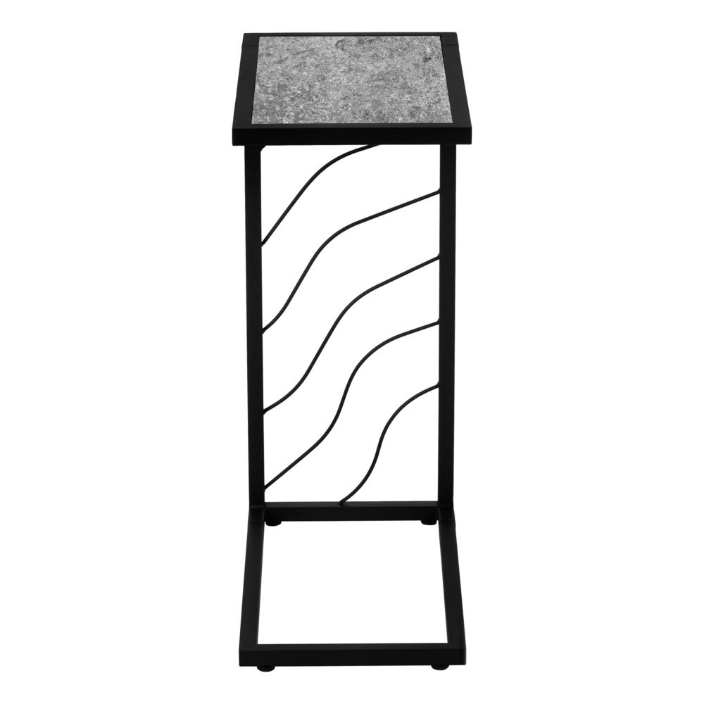Accent Table, C-shaped, End, Side, Snack, Living Room, Bedroom