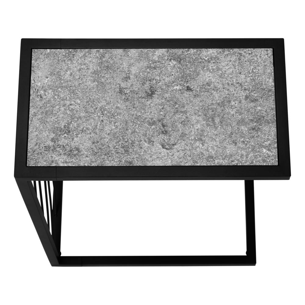 Accent Table, C-shaped, End, Side, Snack, Living Room, Bedroom