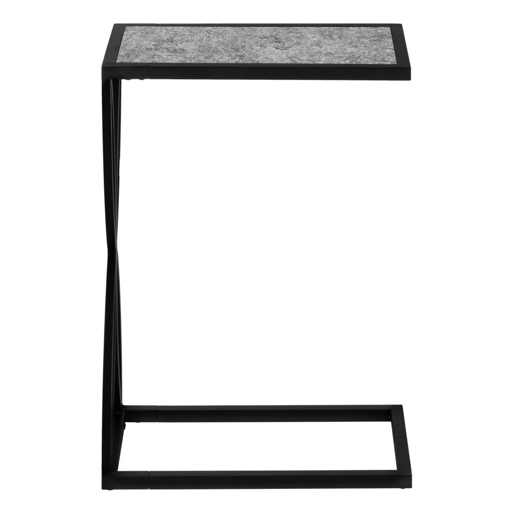 Accent Table, C-shaped, End, Side, Snack, Living Room, Bedroom