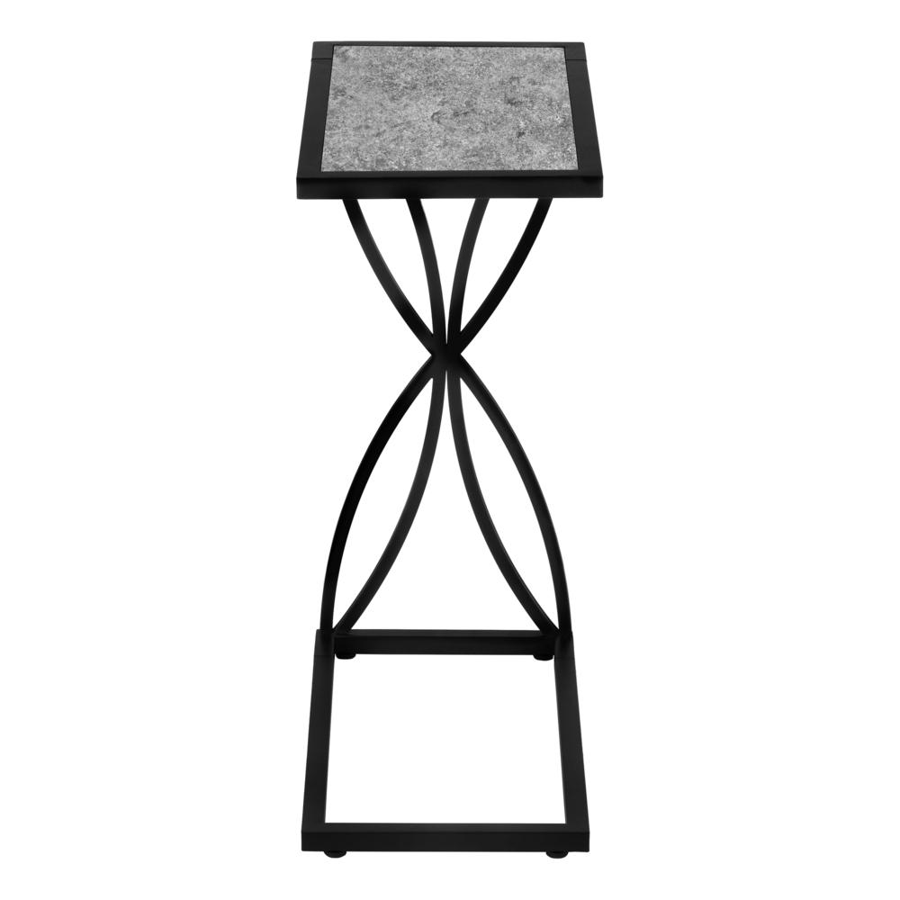 Accent Table, C-shaped, End, Side, Snack, Living Room, Bedroom