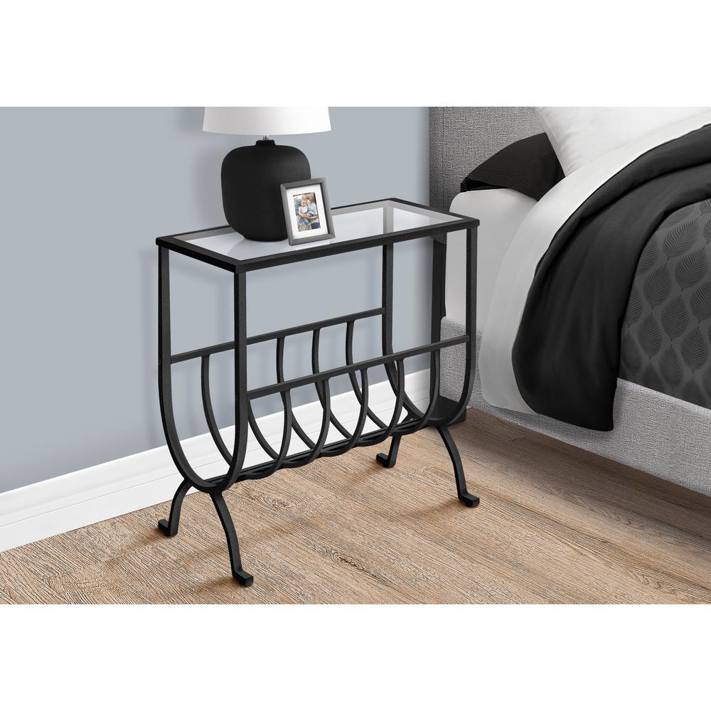 Accent Table, Side, End, Magazine, Nightstand, Narrow, Living Room