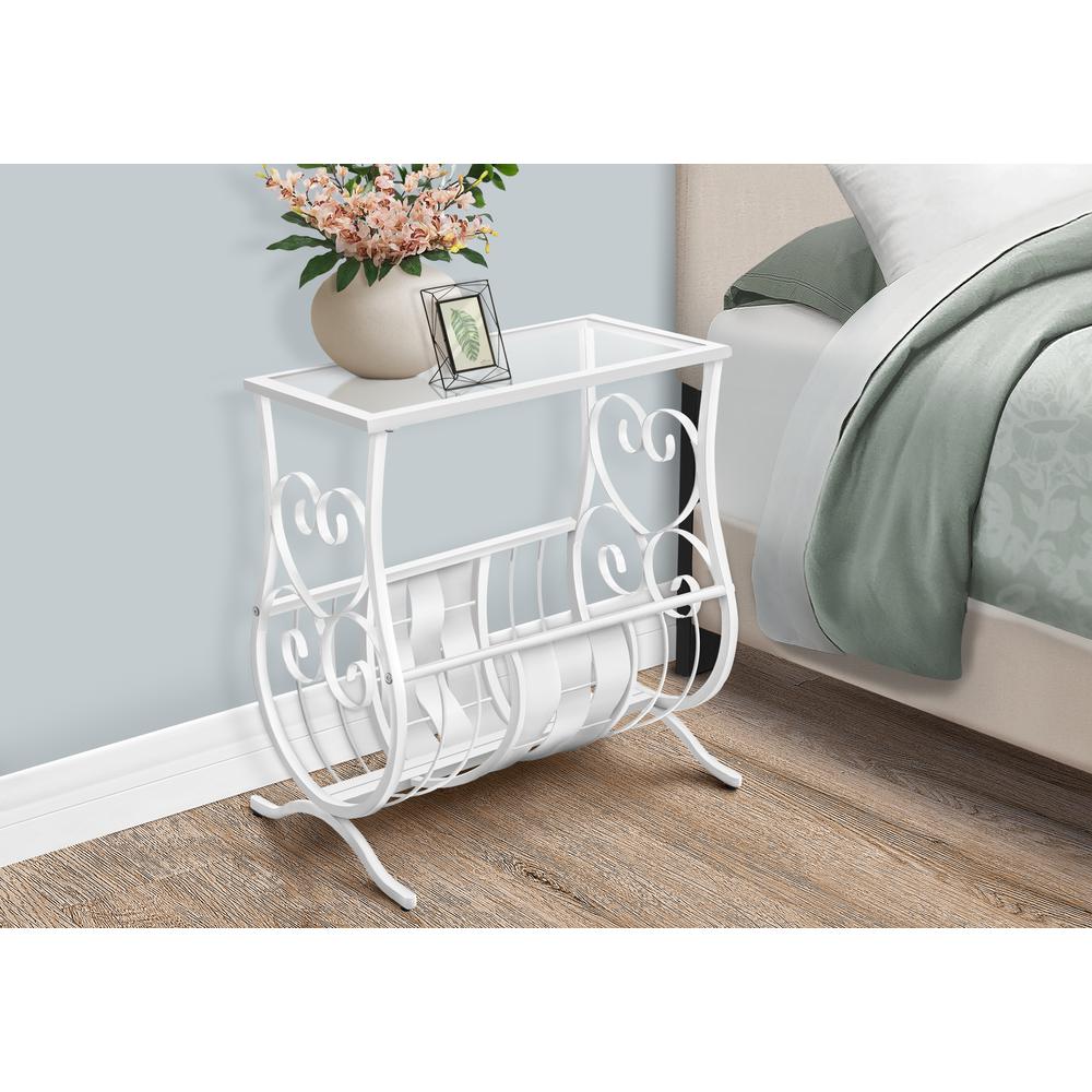 Accent Table, Side, End, Magazine, Nightstand, Narrow, Living Room