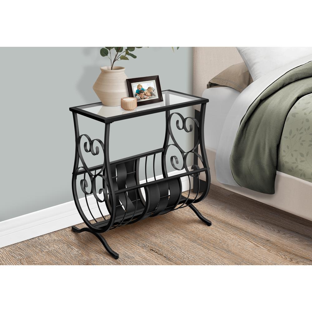 Accent Table, Side, End, Magazine, Nightstand, Narrow, Living Room