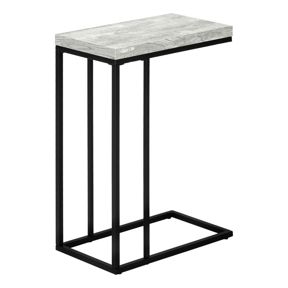 Accent Table, C-shaped, End, Side, Snack, Living Room, Bedroom