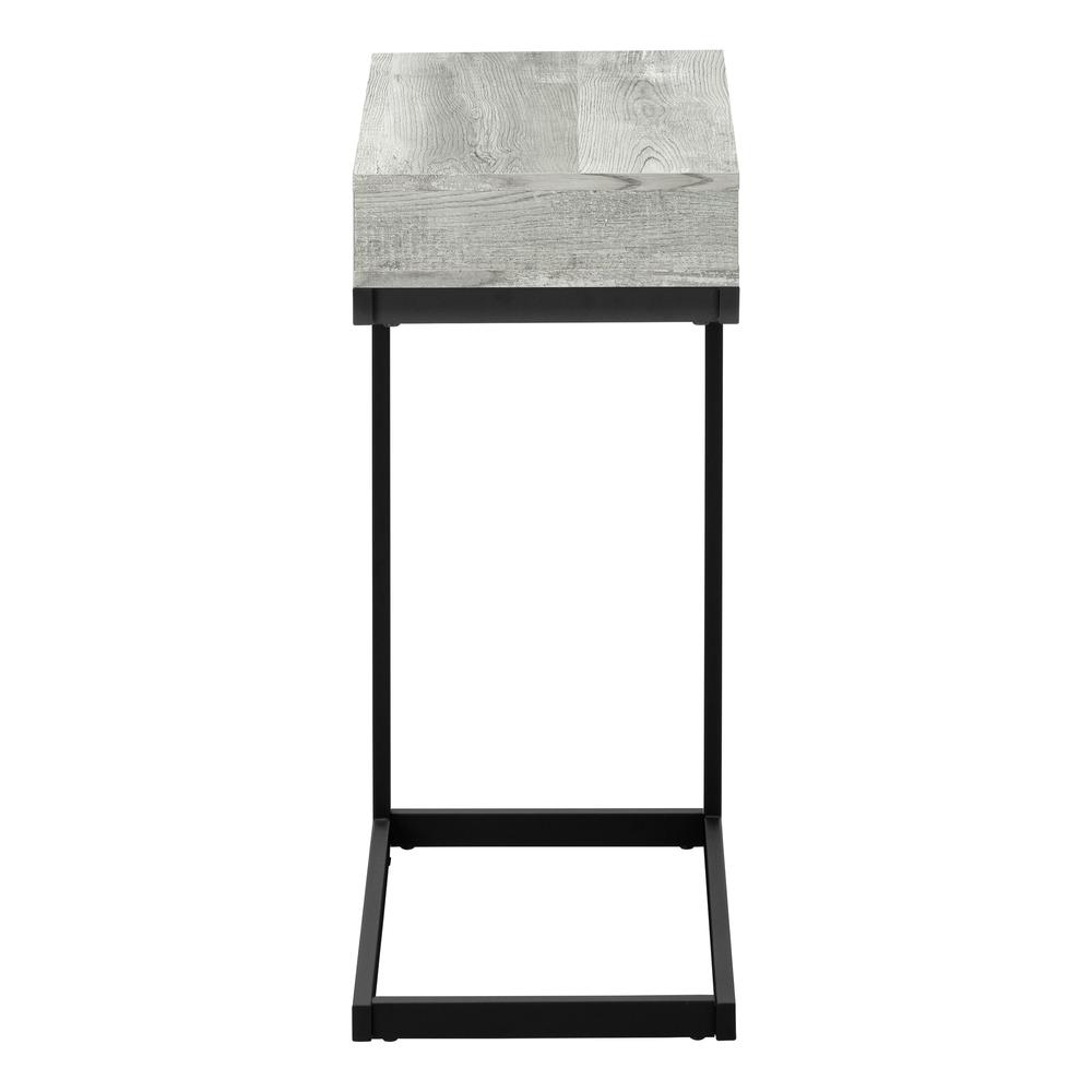 Accent Table, C-shaped, End, Side, Snack, Storage Drawer, Living Room