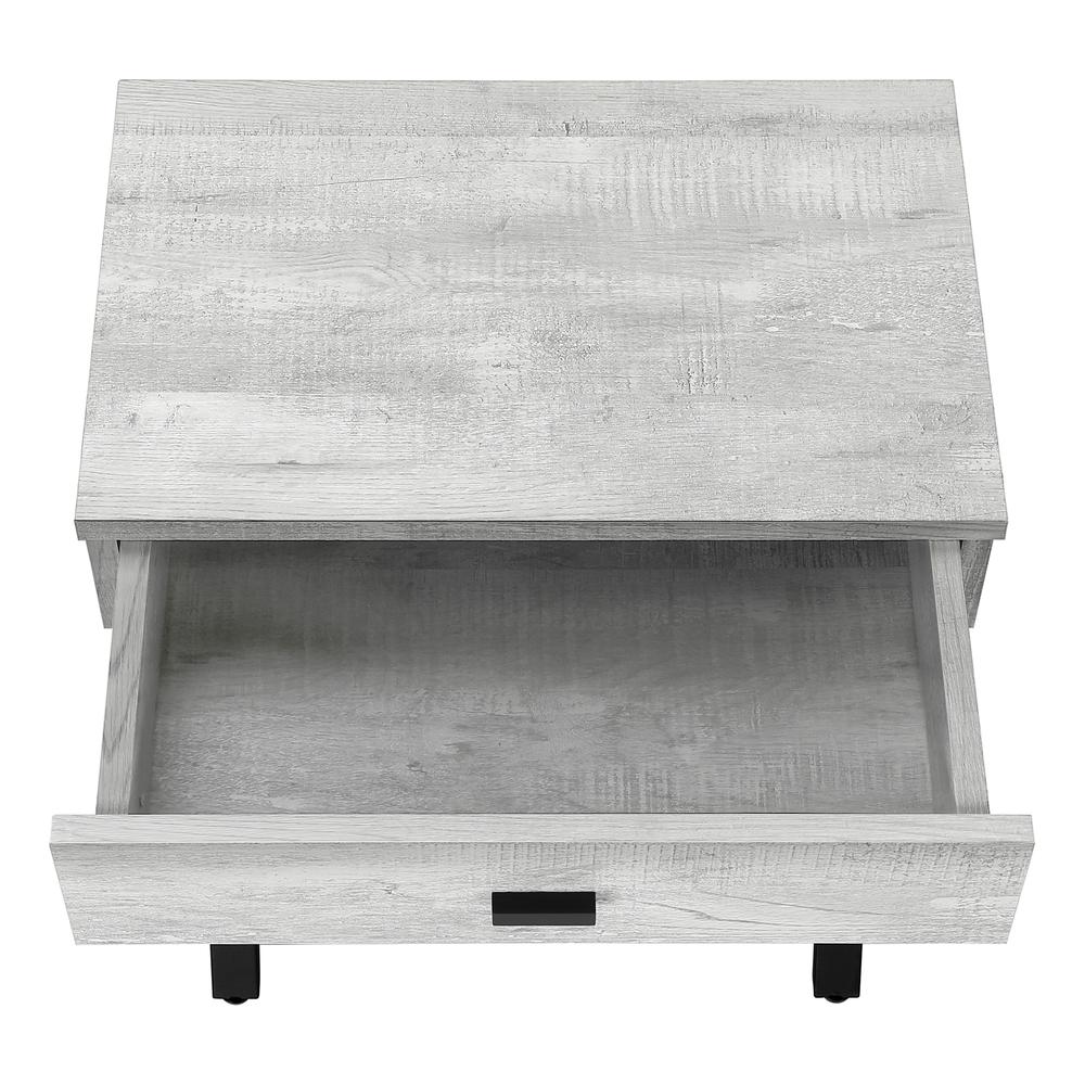 Accent Table, Side, End, Nightstand, Lamp, Storage Drawer, Living Room