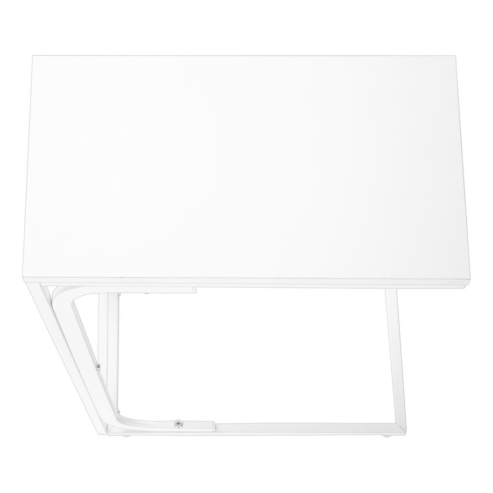 Accent Table, C-shaped, End, Side, Snack, Living Room, Bedroom
