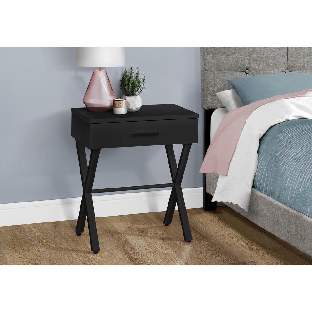 Accent Table, Side, End, Nightstand, Lamp, Storage Drawer, Living Room