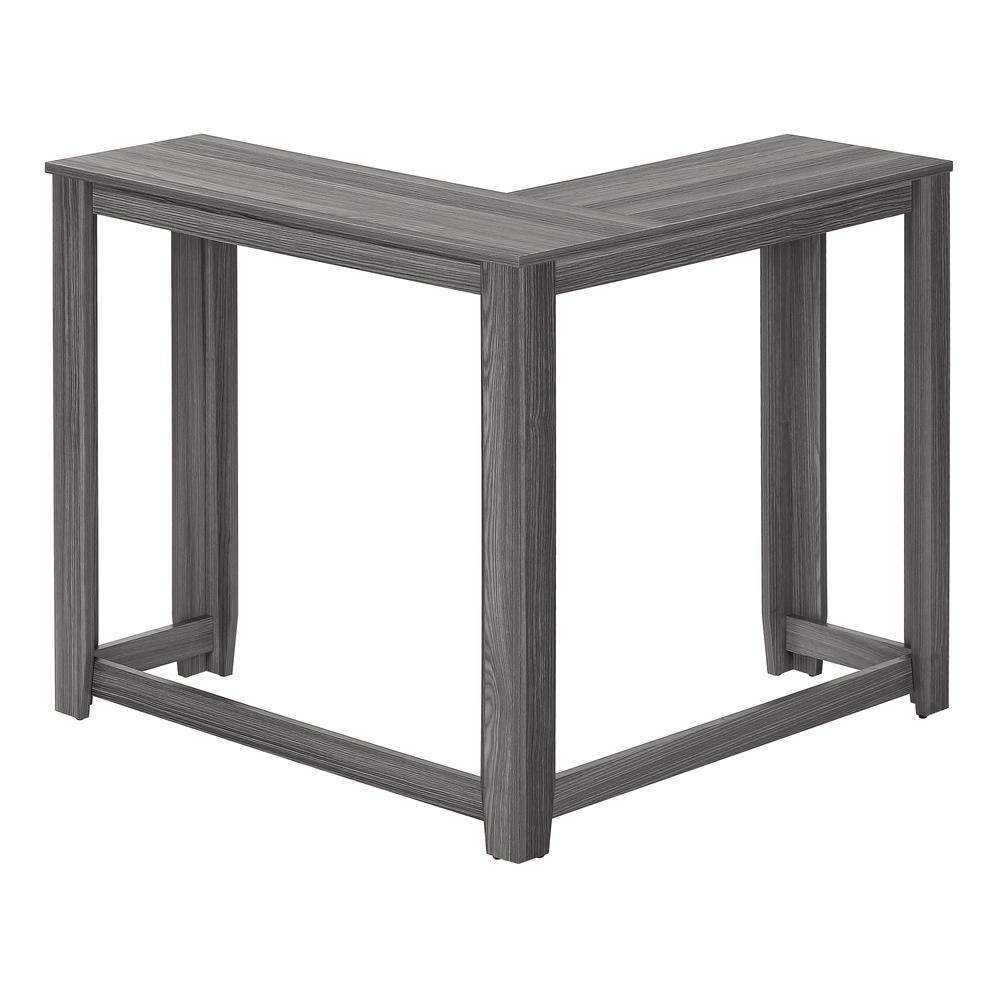 Accent Table, Console, Entryway, Narrow, Corner, Living Room, Bedroom, Grey Lam