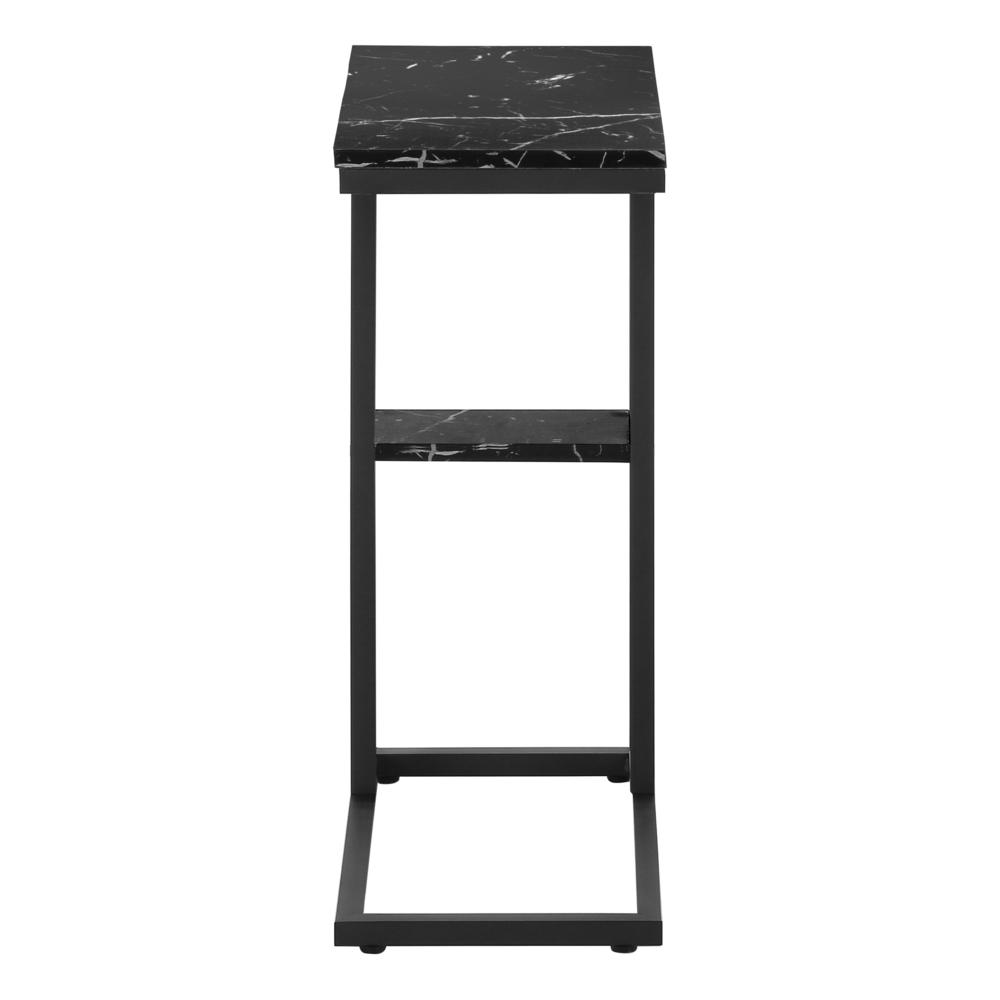 Accent Table, C-shaped, End, Side, Snack, Living Room, Bedroom