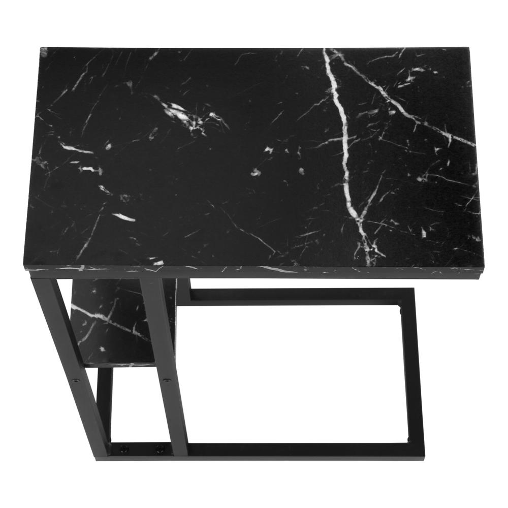 Accent Table, C-shaped, End, Side, Snack, Living Room, Bedroom