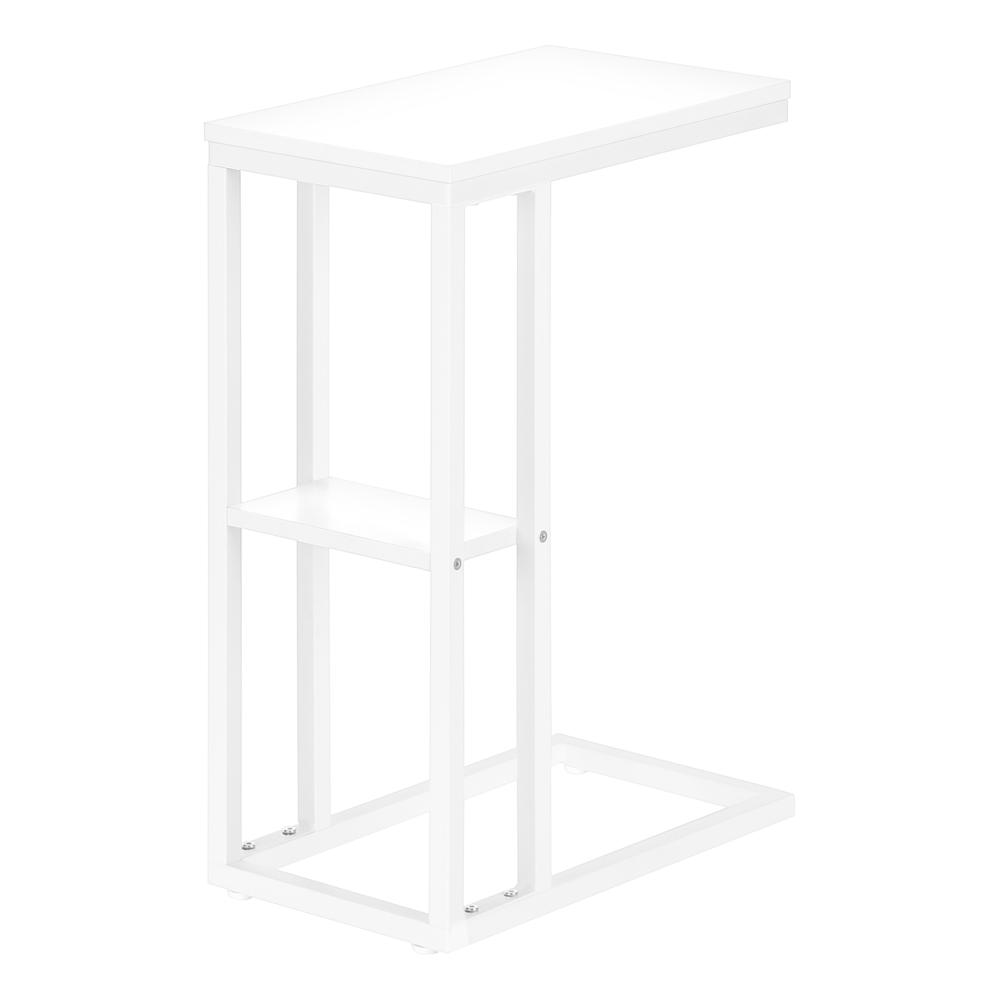 Accent Table, C-shaped, End, Side, Snack, Living Room, Bedroom