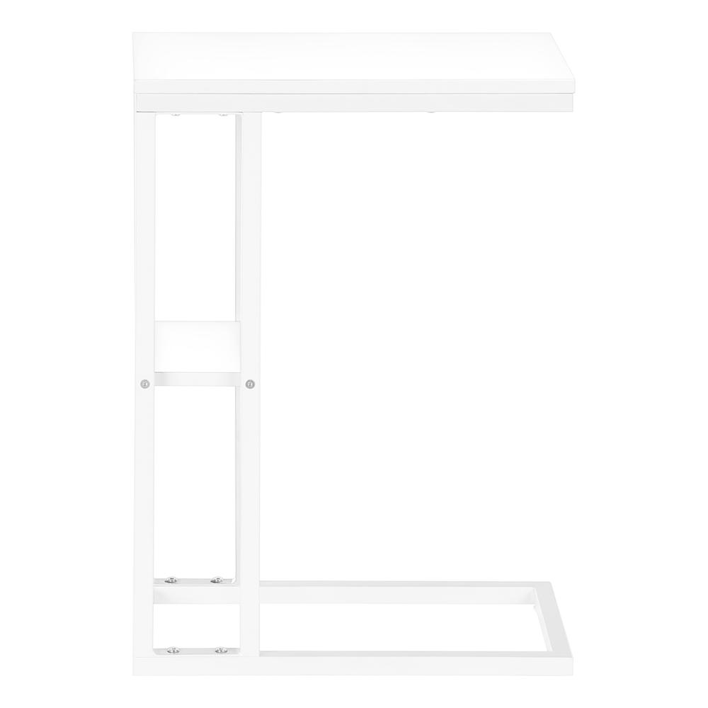 Accent Table, C-shaped, End, Side, Snack, Living Room, Bedroom