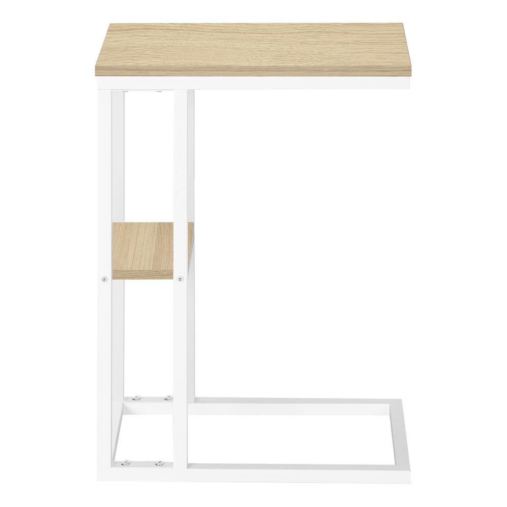 Accent Table, C-shaped, End, Side, Snack, Living Room, Bedroom
