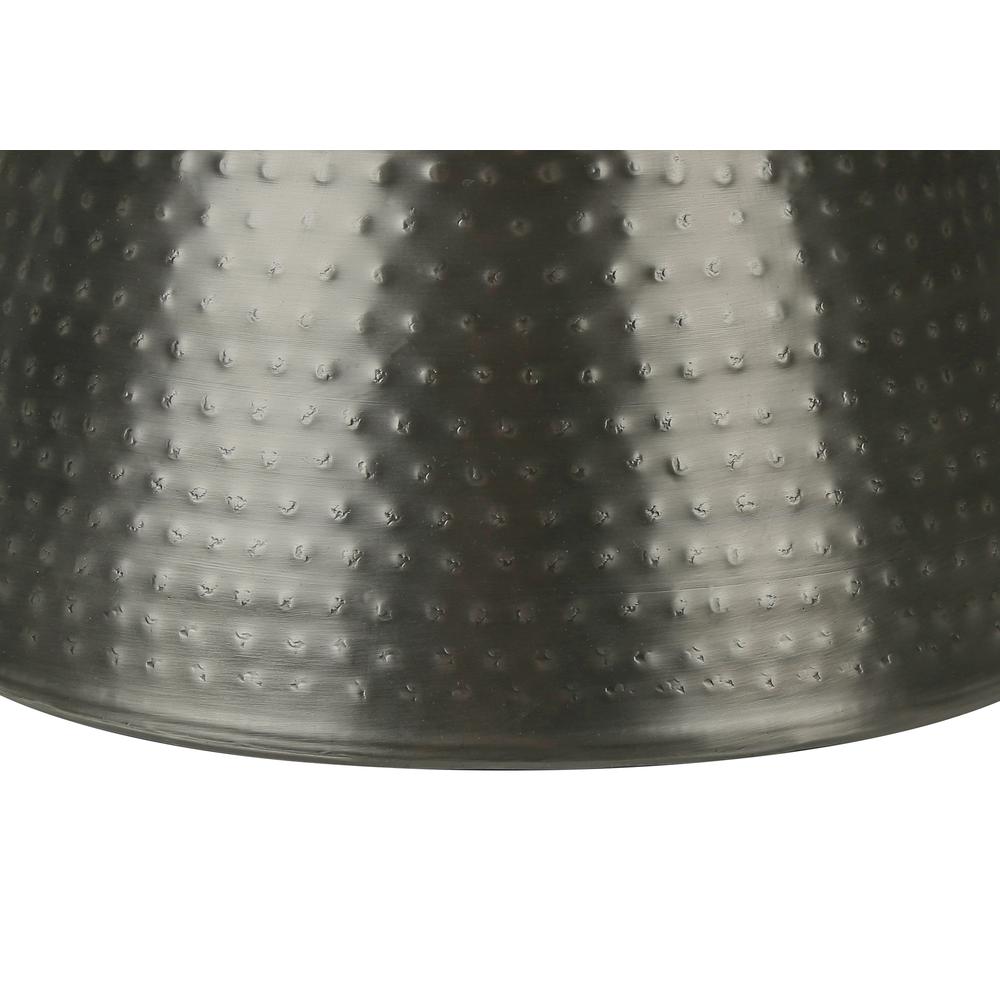 Accent Table, Drum, Side, End, Nightstand, Lamp, Living Room, Bedroom, Grey
