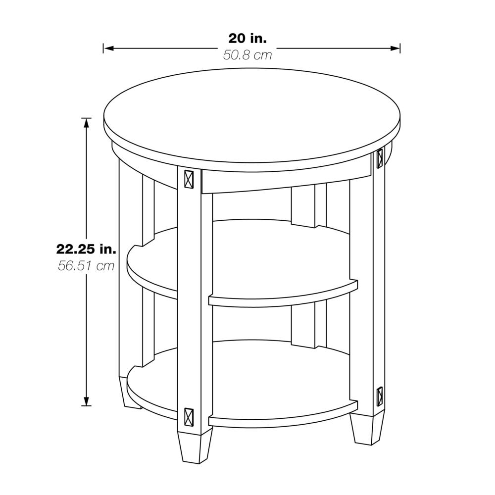 Lane End Table, Espresso