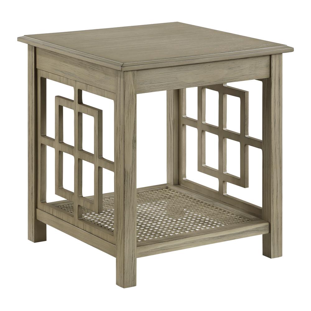 Cambridge Side Table, Bone Finish