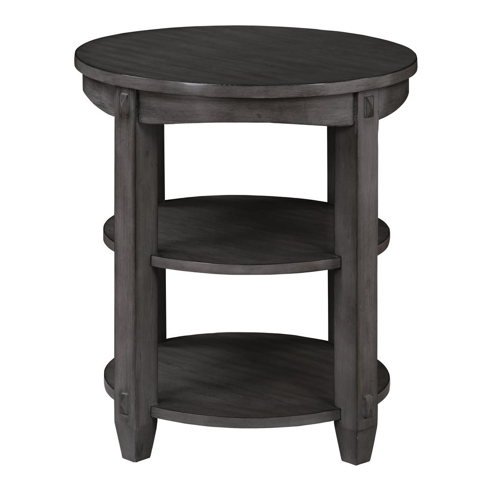Lane End Table, Slate Grey