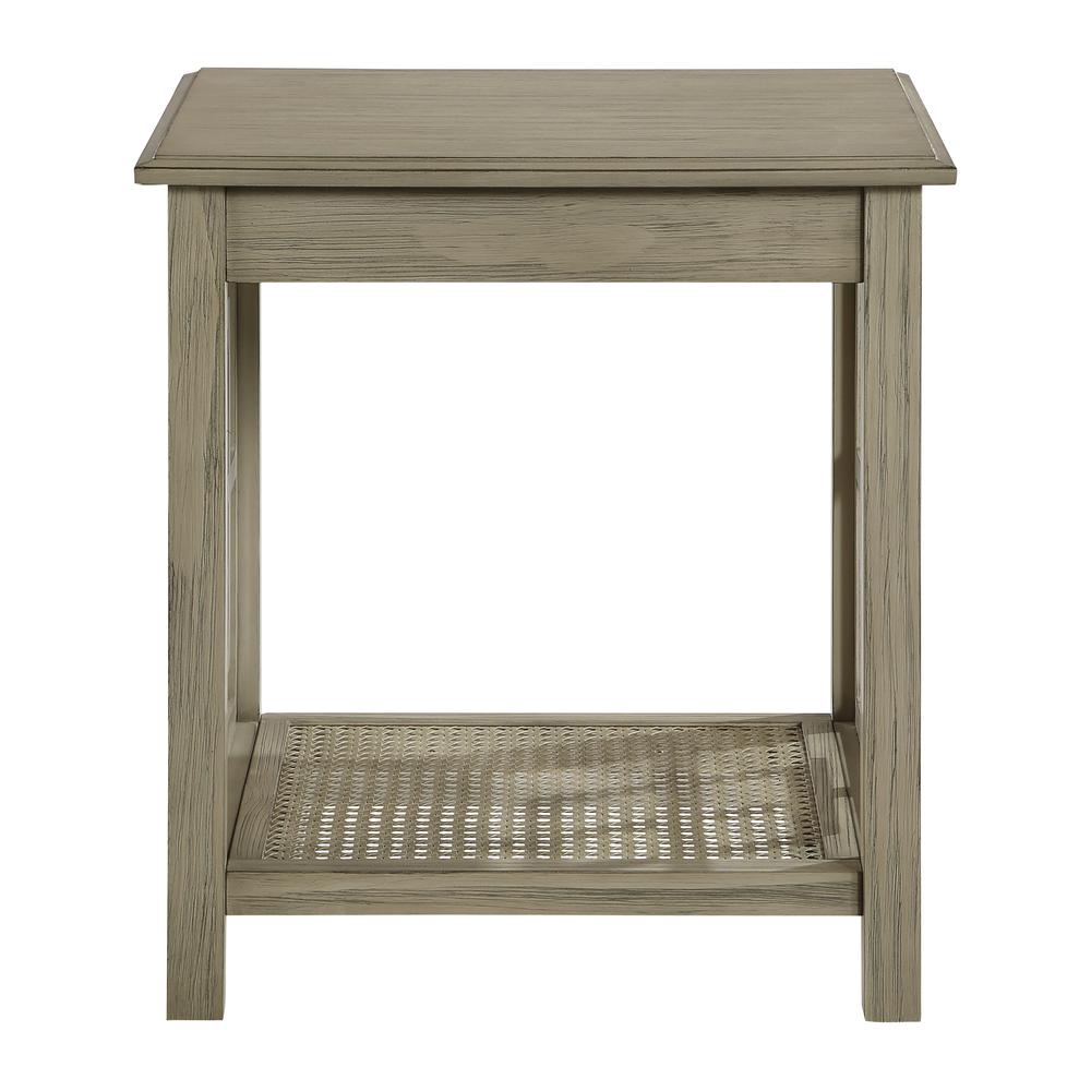 Cambridge Side Table, Bone Finish