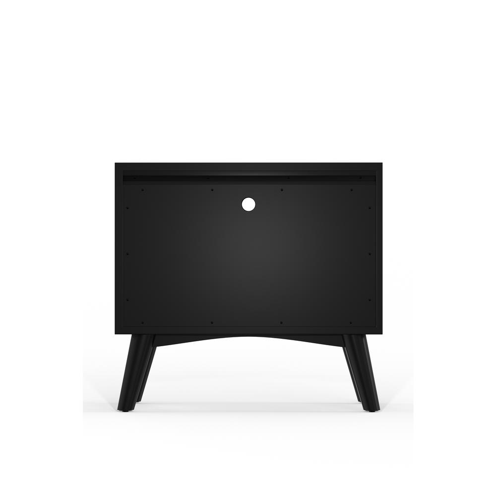 Flynn Large Nightstand, Black