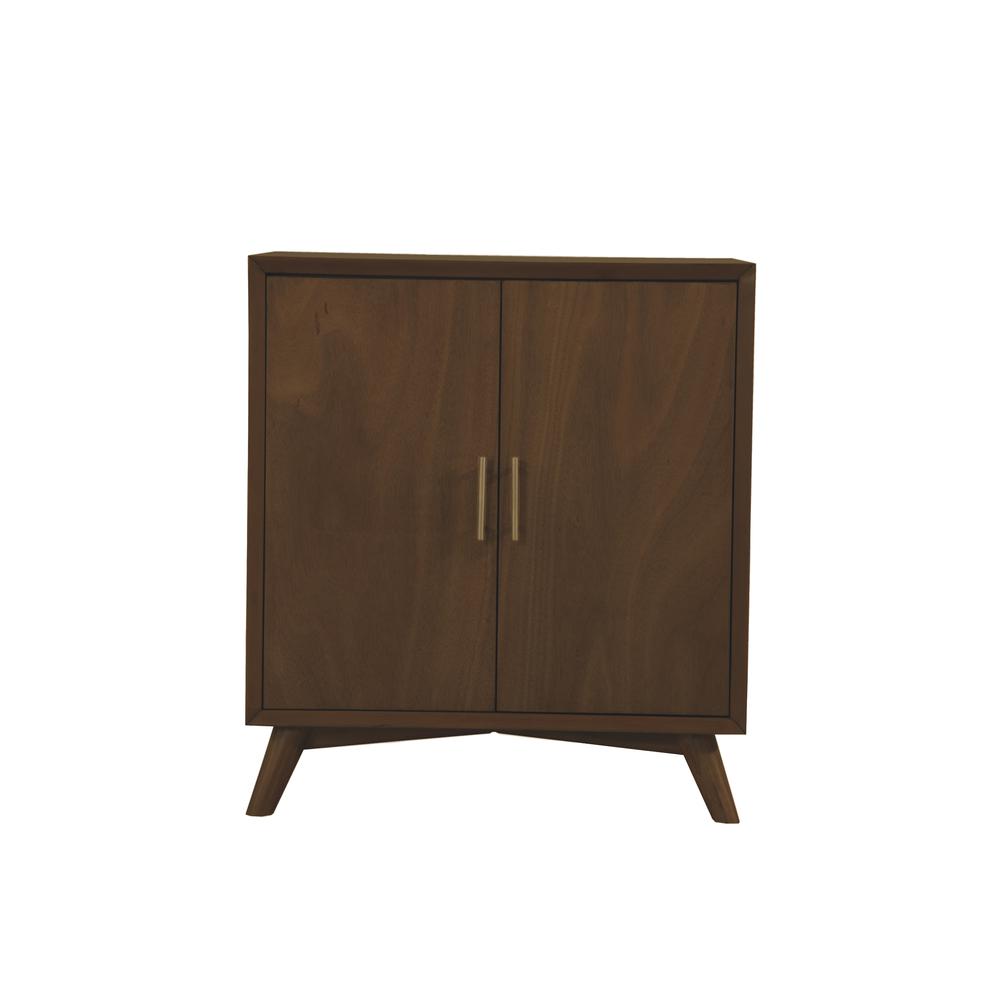 Flynn Small Bar Cabinet, Walnut