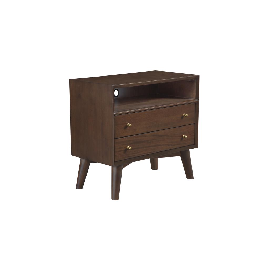 Flynn Large Nightstand, Walnut
