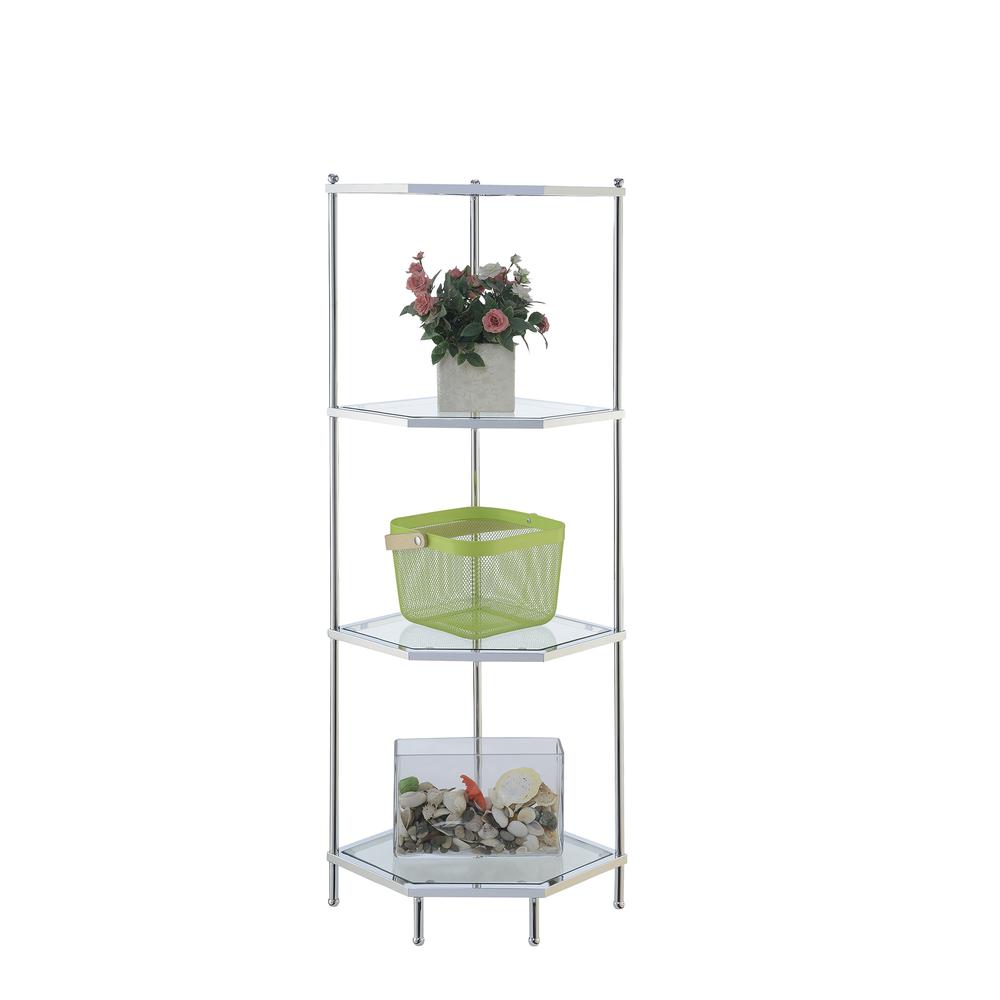Royal Crest 4 Tier Corner Shelf