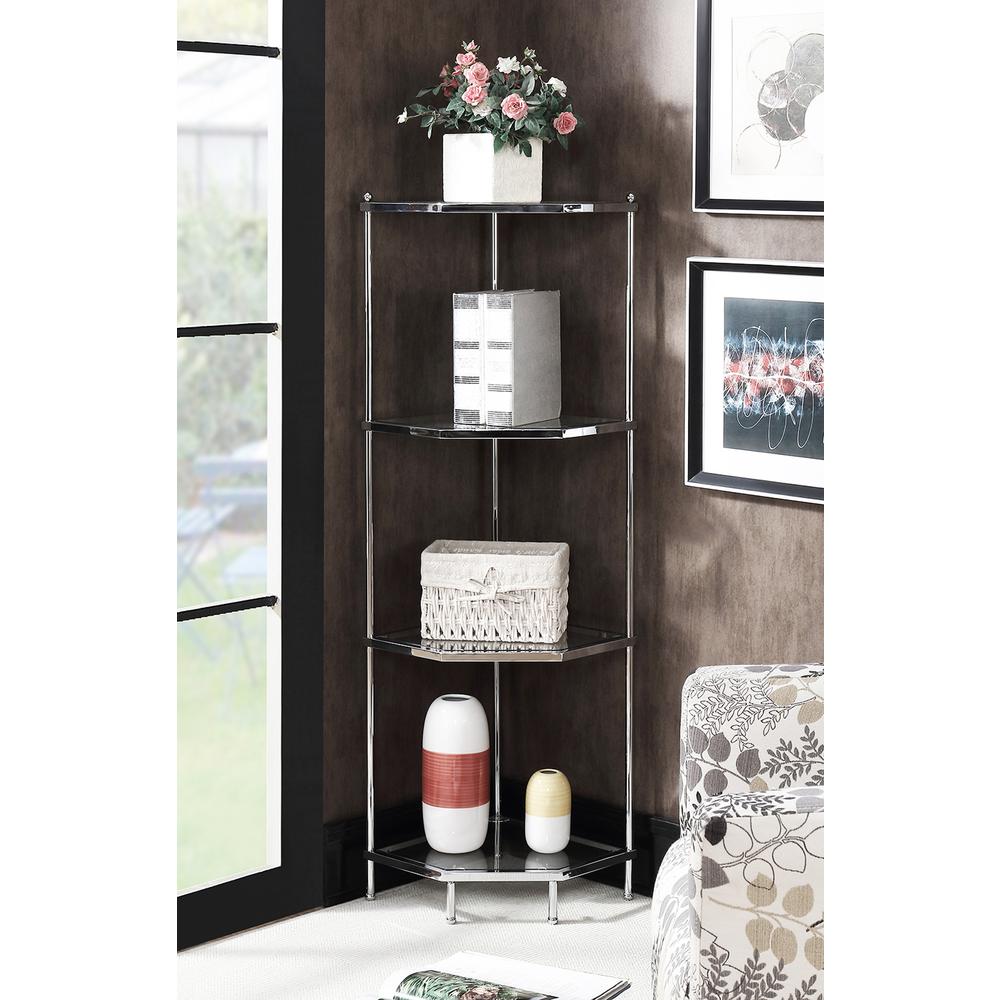 Royal Crest 4 Tier Corner Shelf