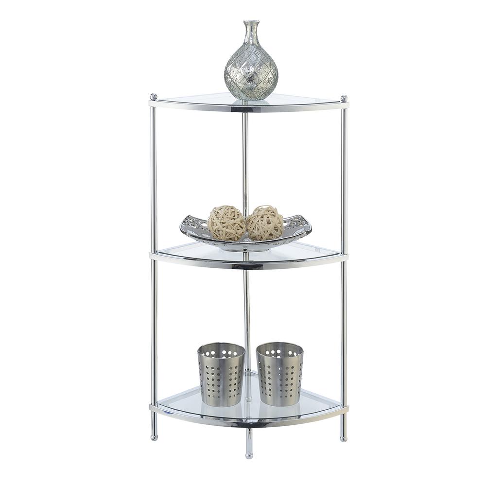 Royal Crest 3 Tier Corner Shelf