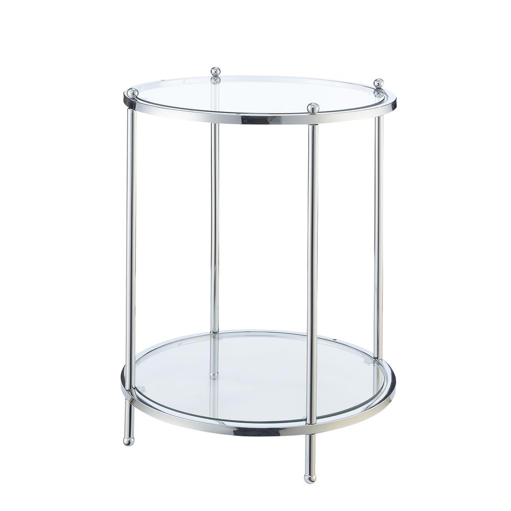 Royal Crest 2 Tier Round End Table