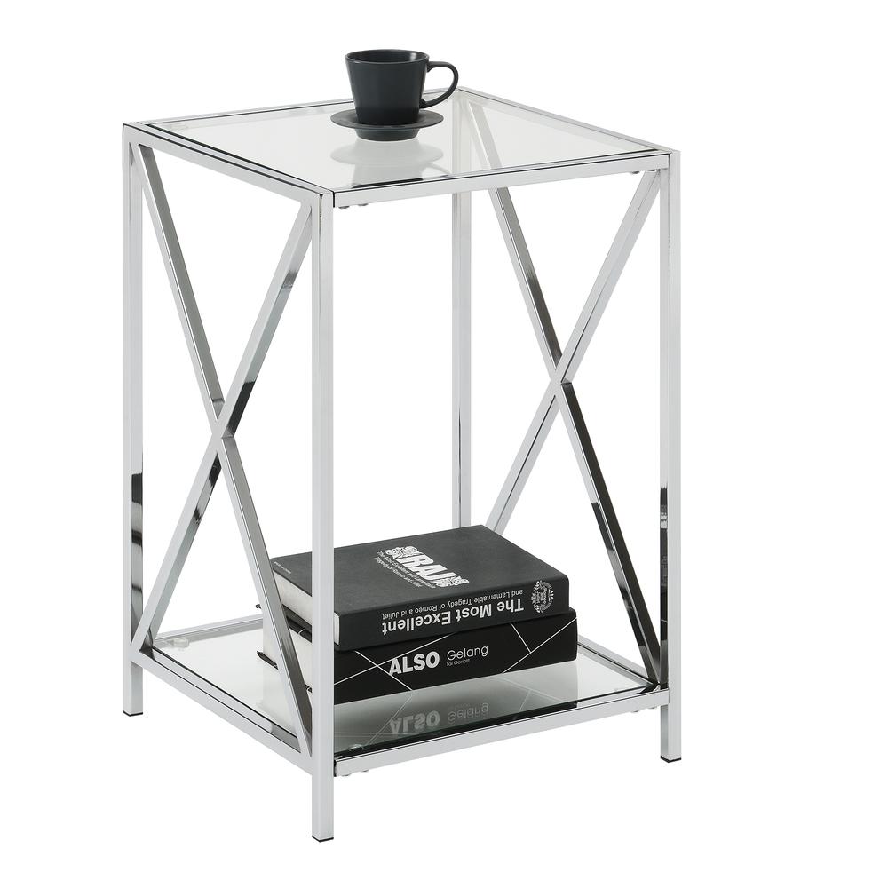 Oxford Chrome End Table