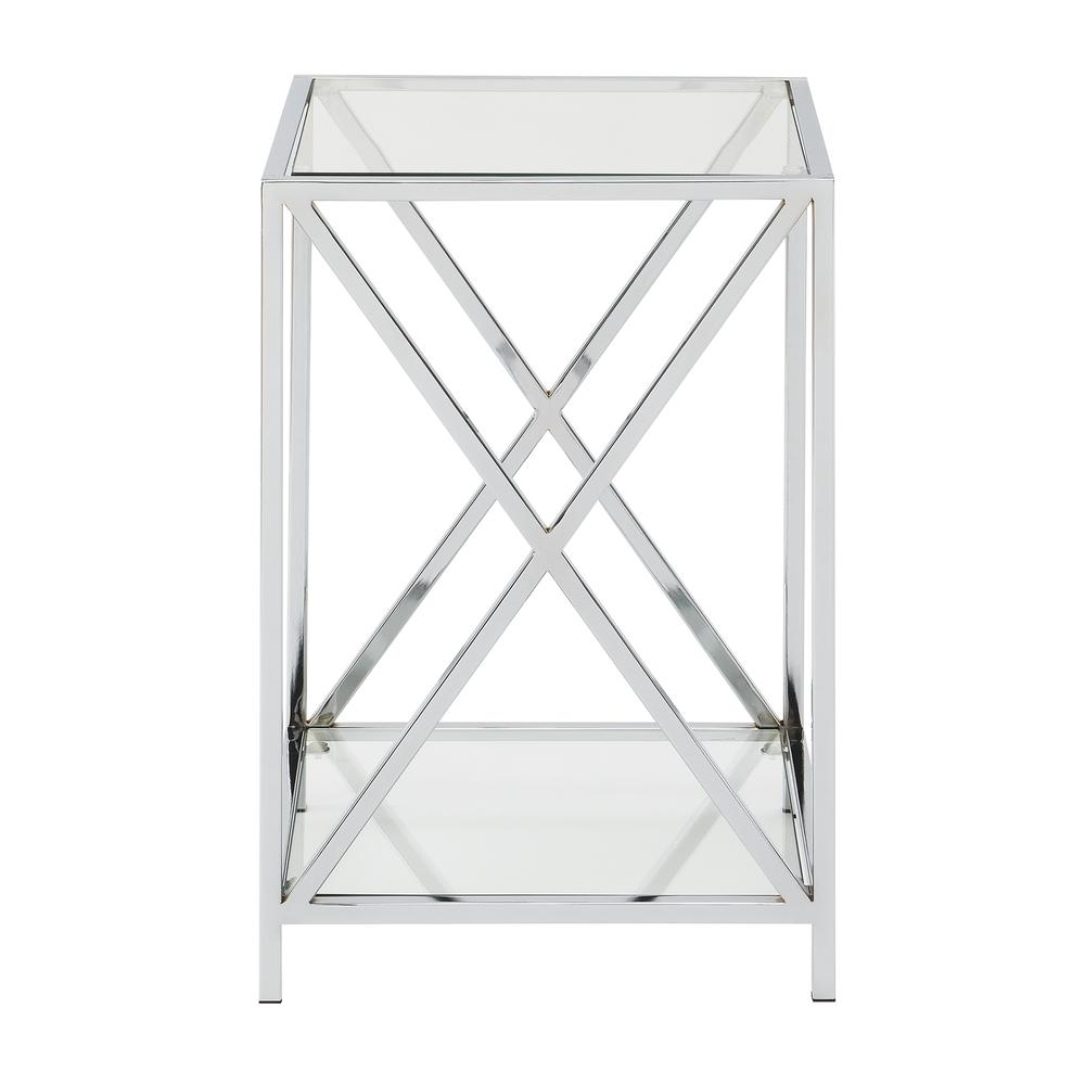 Oxford Chrome End Table