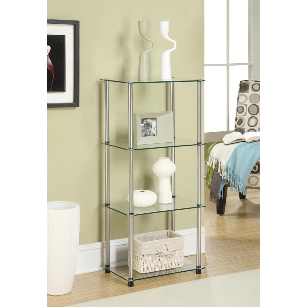 Designs2Go Classic Glass 4 Tier Tower