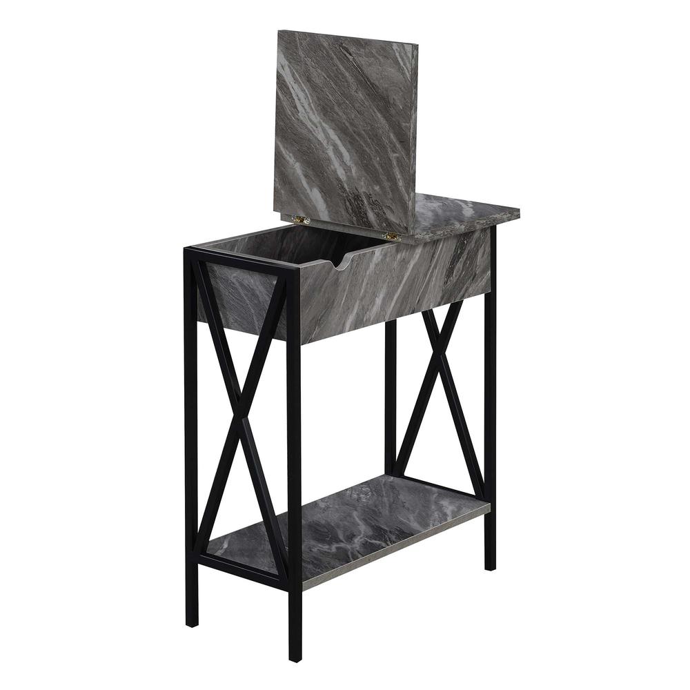 Tucson Flip Top End Table with Charging Station