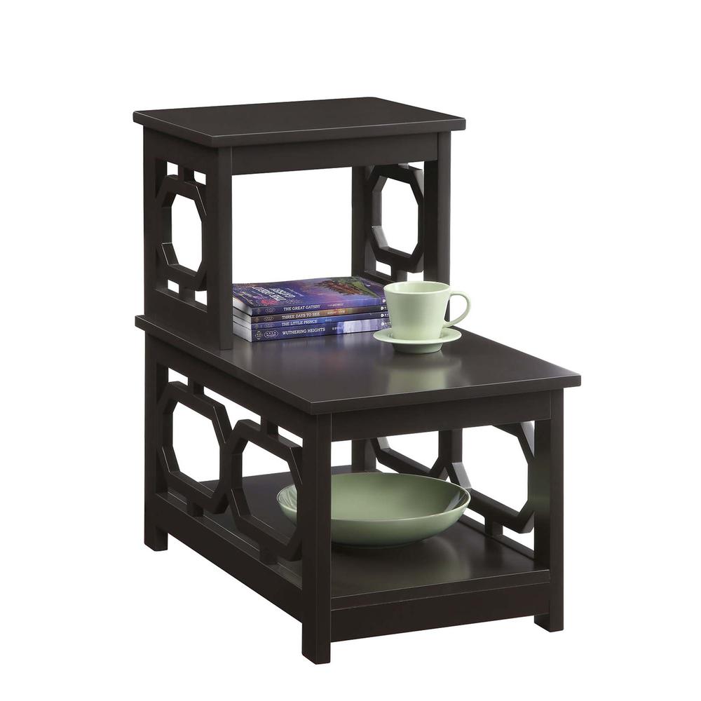 Omega 2 Step Chairside End Table.
