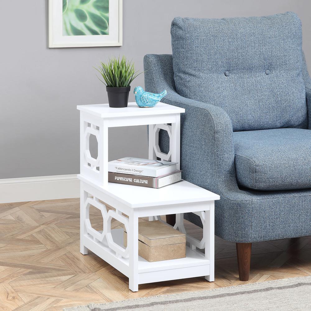 Omega 2 Step Chairside End Table*