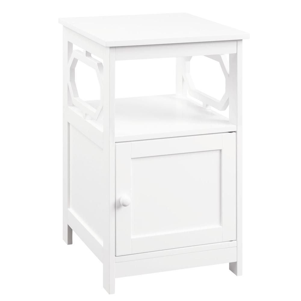 Omega End Table with Cabinet*